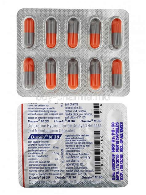 which supplements are similar to duloxetine
